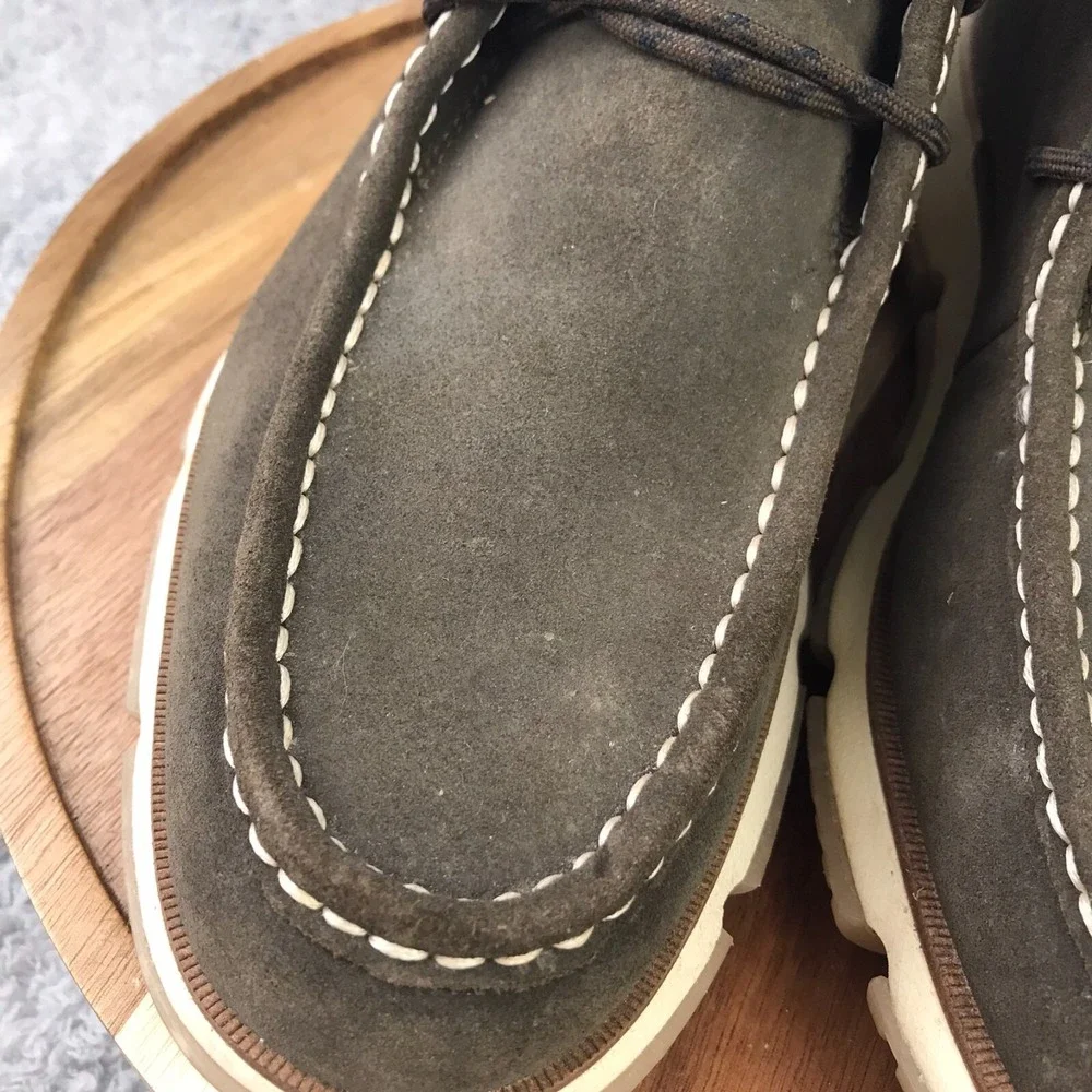 Cole Haan 4.ZeroGrand Waterproof City Chukka Boots Mens 9M Brown Suede C34044‎